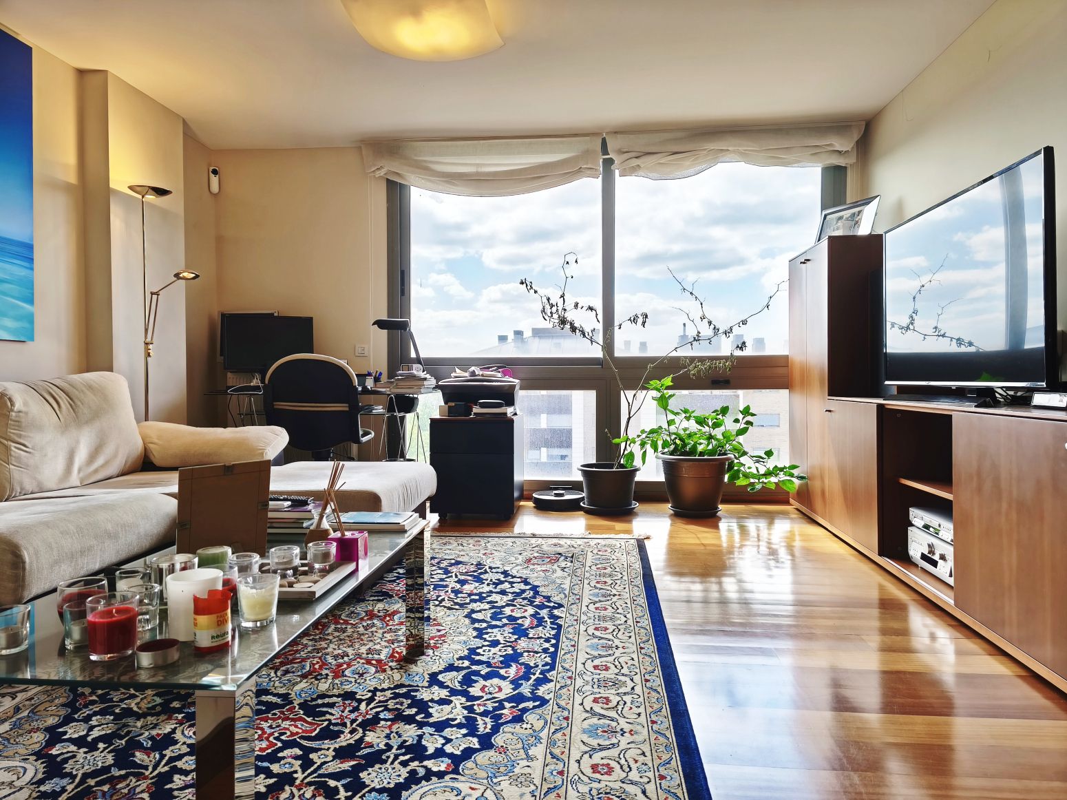Living room of Flat for sale in  Logroño  with Air Conditioner, Heating and Private garden