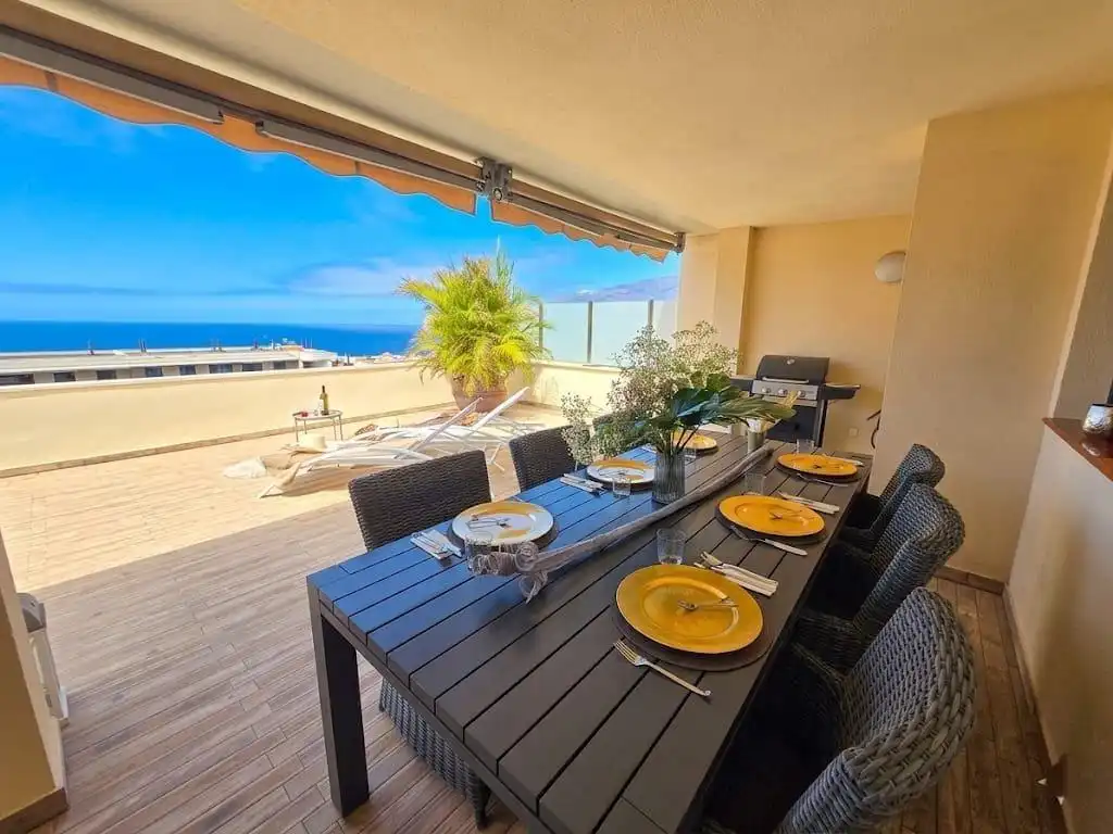 Terrassa de Àtic en venda en Santiago del Teide amb Aire condicionat, Jardí privat i Traster