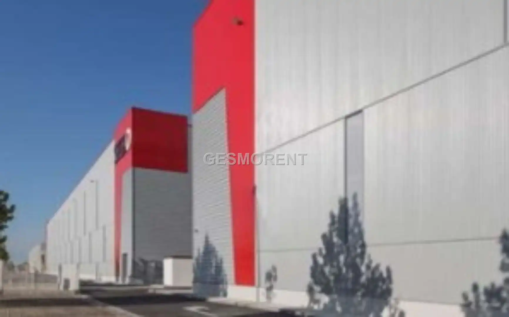 Außenansicht von Fabrikhallen zur Miete in Getafe