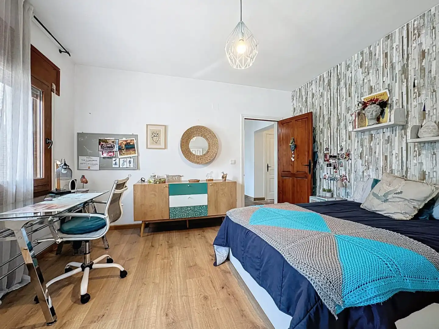 Bedroom of Houses for sale in L'Alfàs del Pi  with Air Conditioner, Heating and Private garden