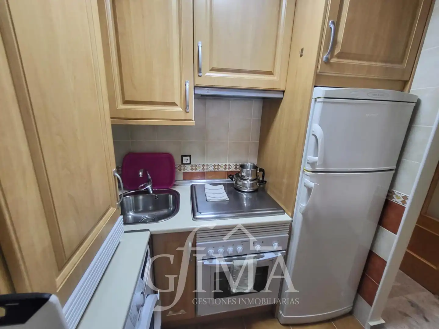 Cocina de Apartamento en venta en Ruidera con Terraza, Amueblado y Piscina comunitaria