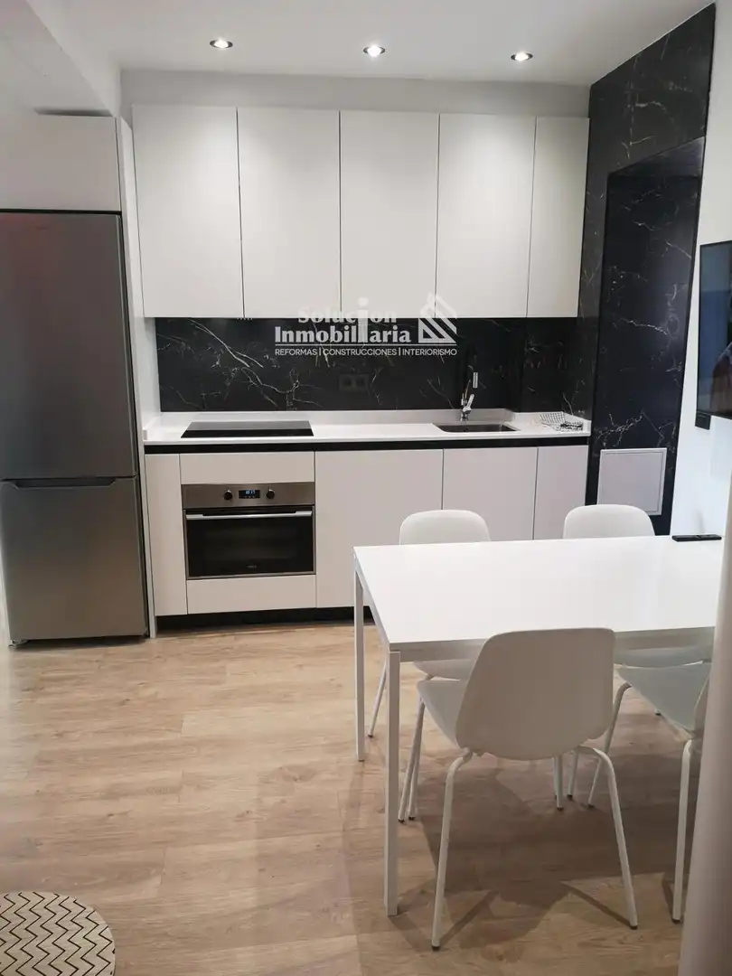 Kitchen of Flat for rent in Salamanca  with Heating, Terrace and Furnished