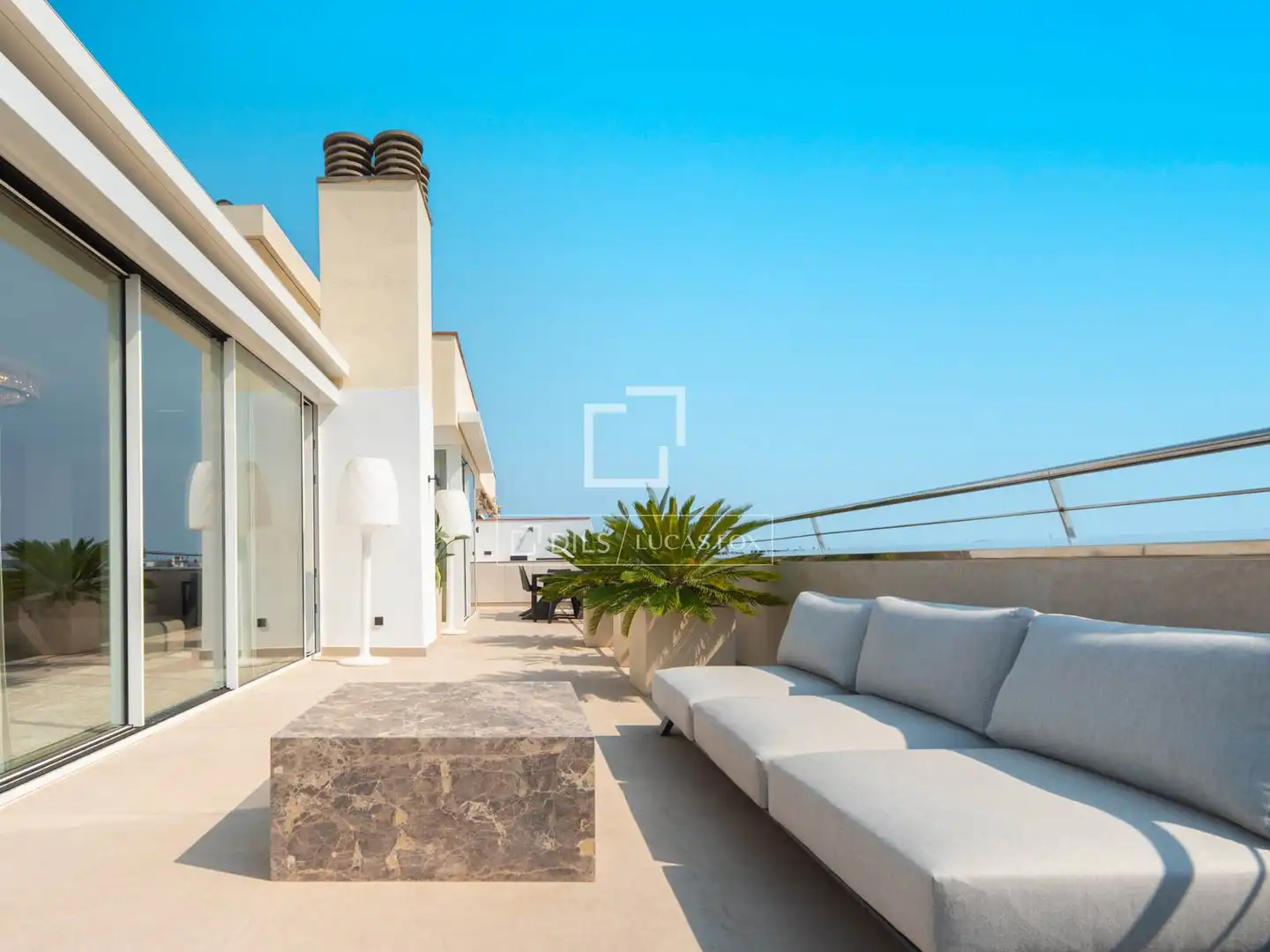 Terrace of Flat for sale in Eivissa  with Air Conditioner, Heating and Furnished