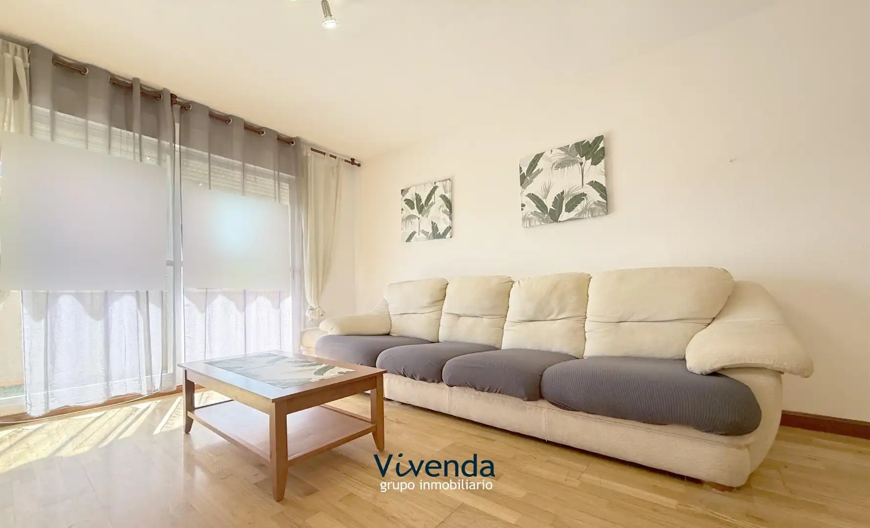 Wohnzimmer von Wohnung zum Verkauf in Fuenlabrada mit Heizung, Parkett und Terrasse