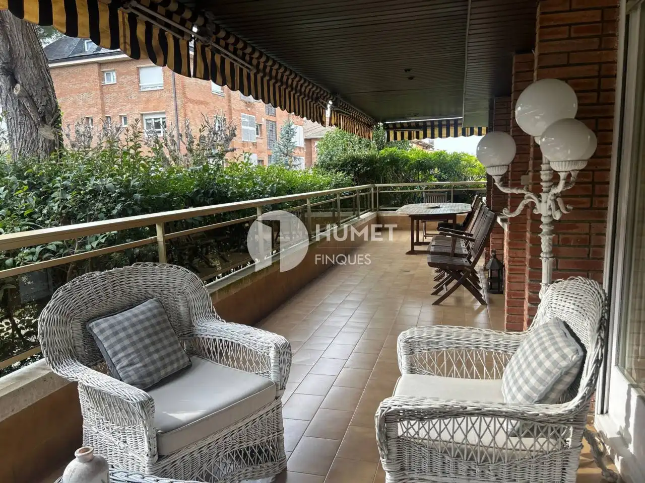Terrace of Flat for sale in Sant Cugat del Vallès  with Air Conditioner, Heating and Private garden