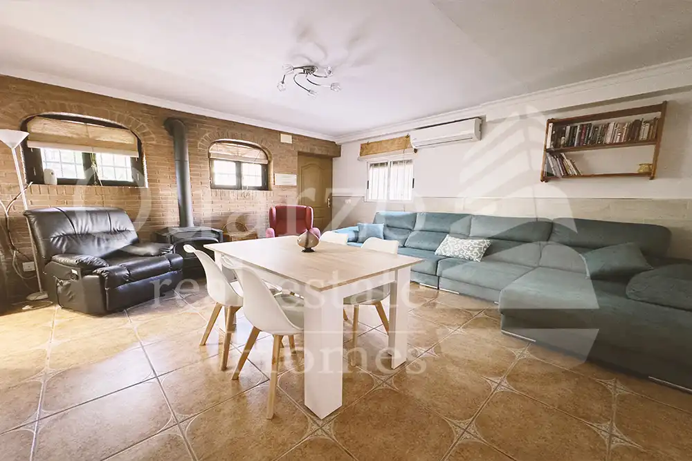 Sala de estar de Casa o chalet en venta en Alberic con Jardín privado, Terraza y Trastero