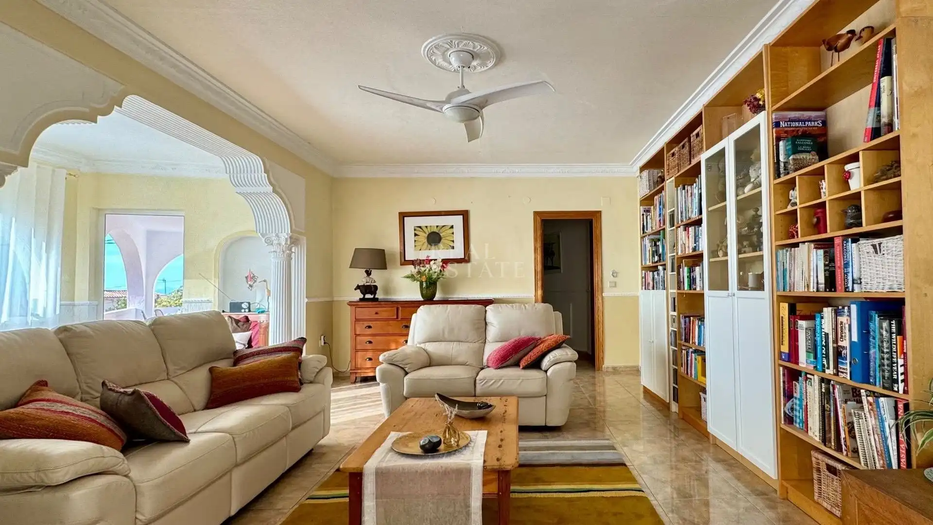 Living room of Houses for sale in Dénia  with Air Conditioner, Heating and Terrace