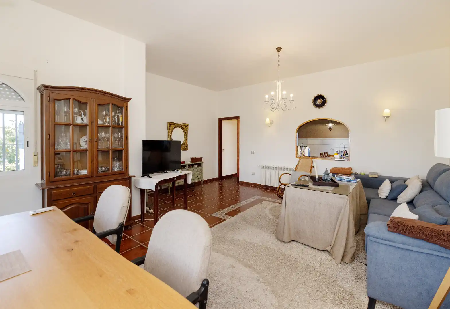 Sala de estar de Finca rústica en venta en Colmenar con Aire acondicionado, Calefacción y Jardín privado