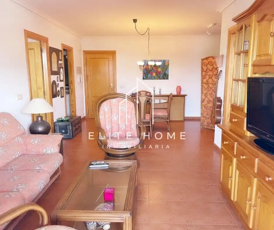 Sala d'estar de Apartament de lloguer en Castellón de la Plana / Castelló de la Plana amb Aire condicionat, Calefacció i Jardí privat