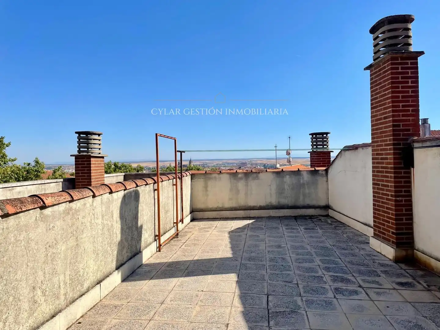 Terrace of Flat for sale in Salamanca  with Heating, Terrace and Furnished