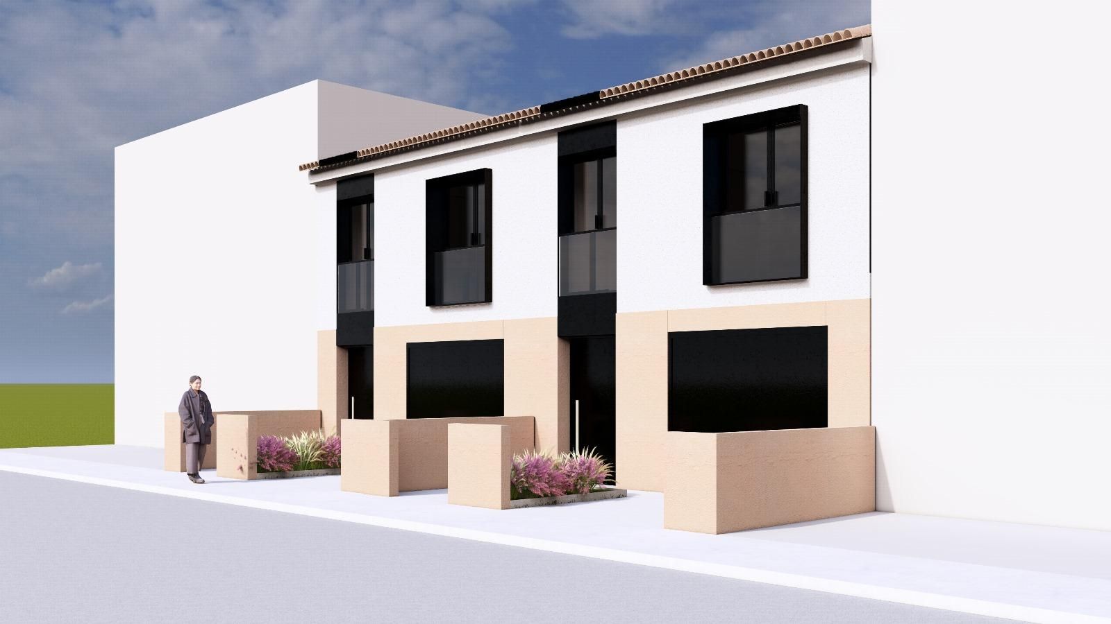Vista exterior de Casa adosada en venda en Taradell amb Calefacció i Jardí privat