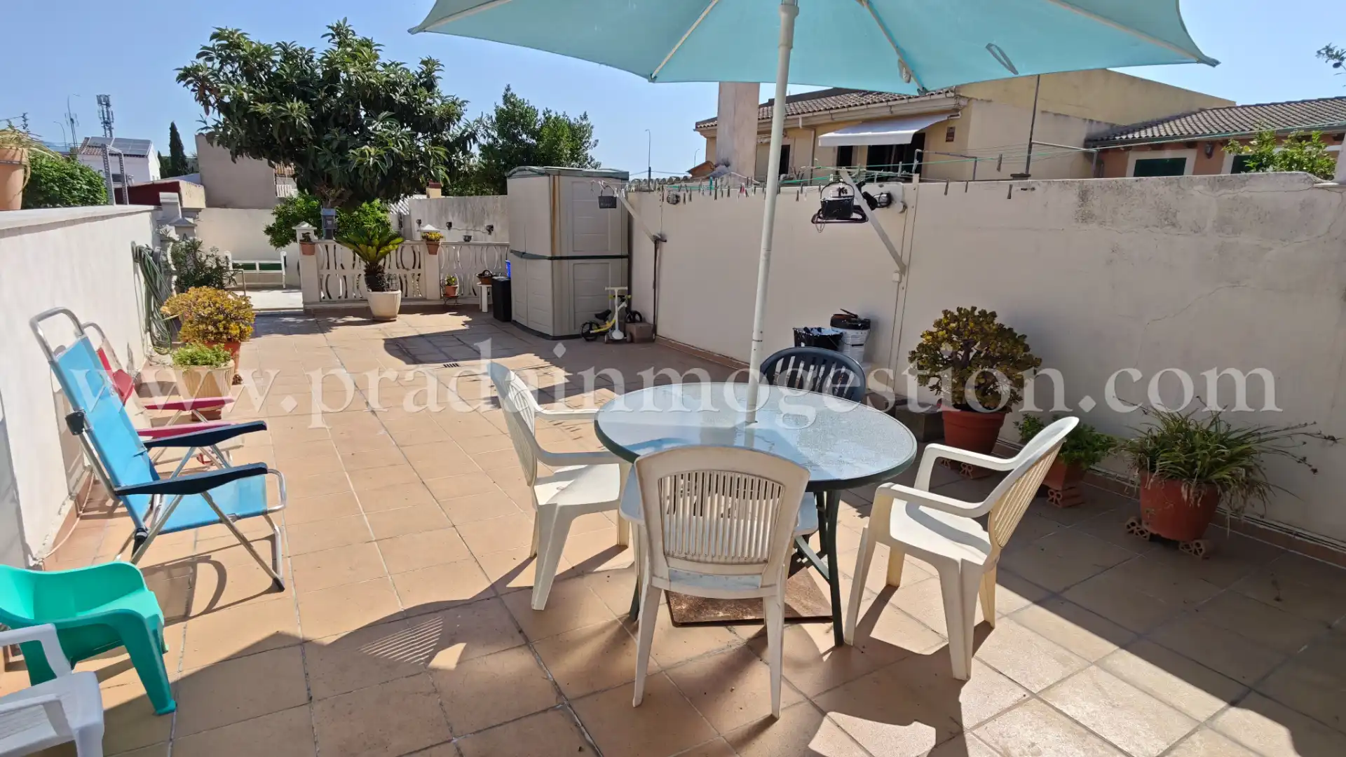 Terrassa de Casa adosada en venda en  Palma de Mallorca amb Aire condicionat, Calefacció i Jardí privat