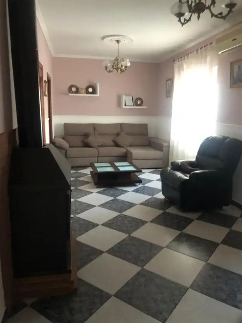 Sala de estar de Planta baja en venta en Hornachos con Aire acondicionado, Trastero y Amueblado