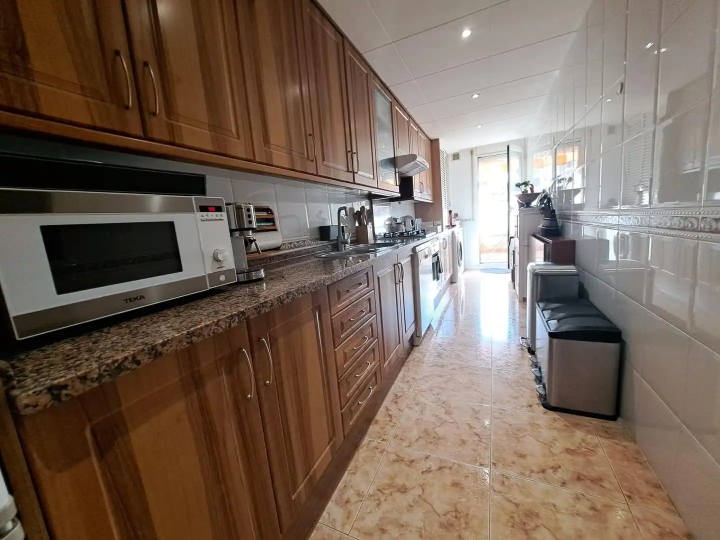 Küche von Wohnung zum Verkauf in Pineda de Mar mit Heizung und Terrasse