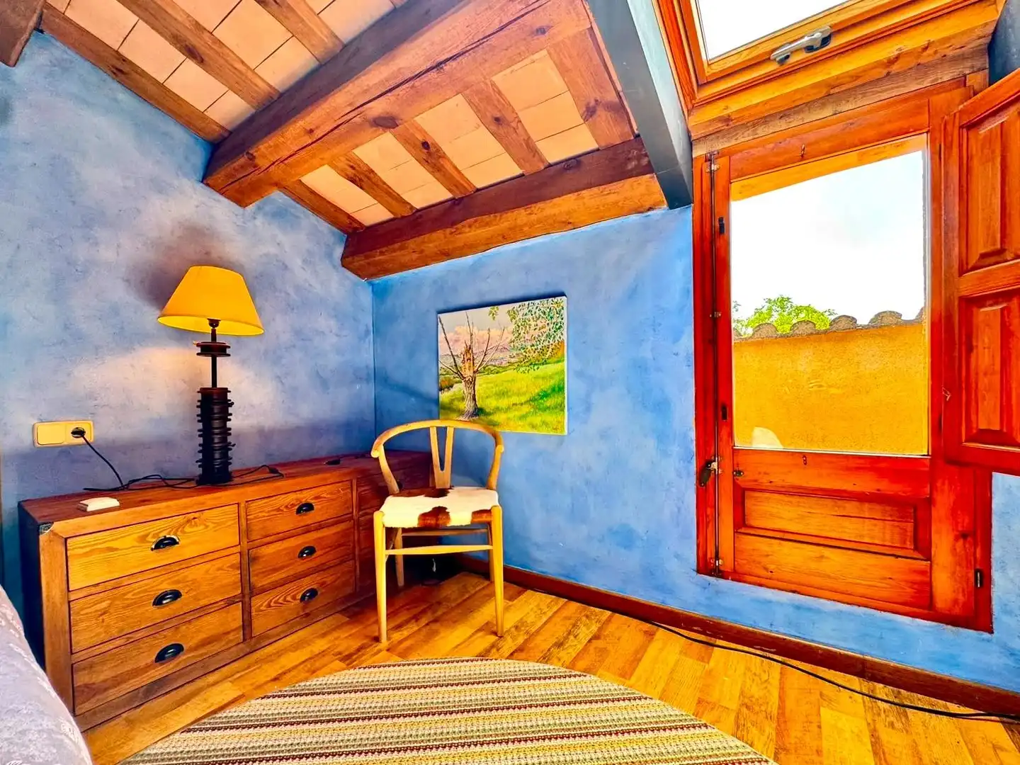 Schlafzimmer von Haus oder Chalet zum Verkauf in Ullastret mit Klimaanlage, Heizung und Privatgarten