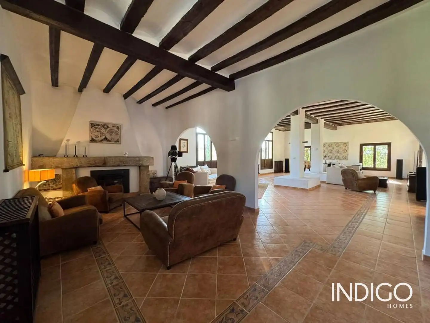 Sala d'estar de Casa o xalet en venda en El Castell de Guadalest, Alicante