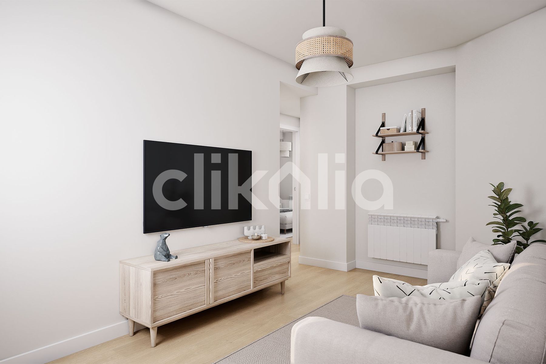 Living room of Flat for sale in  Madrid Capital  with Air Conditioner, Heating and Terrace