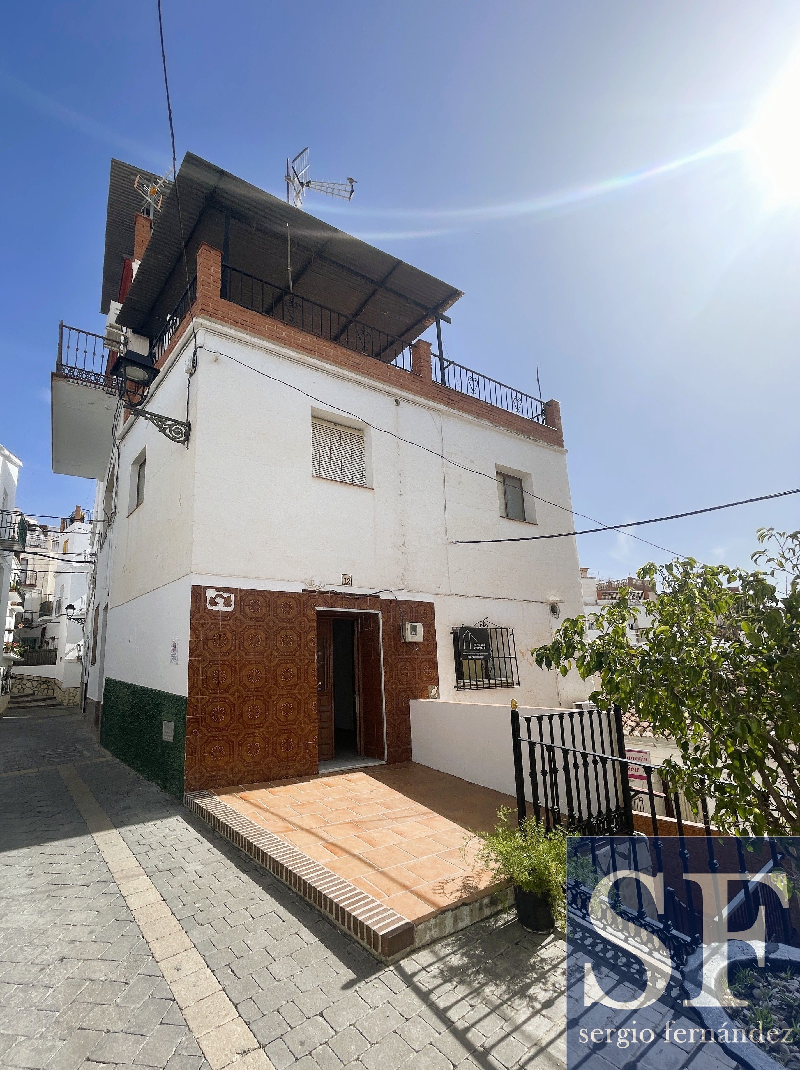 Exterior view of Single-family semi-detached for sale in Arenas