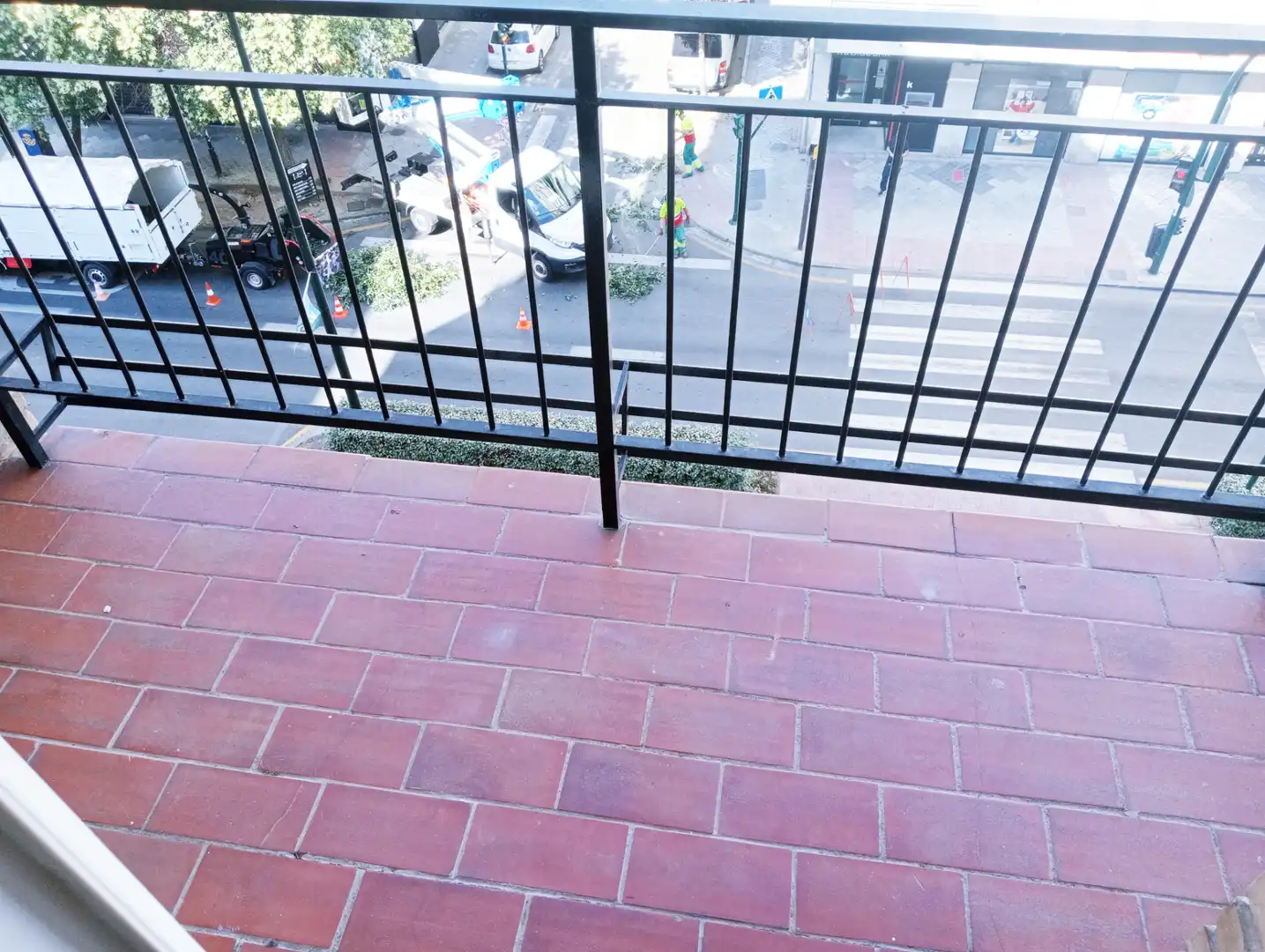 Balcony of Flat for rent in Granada  with Private garden, Furnished and Oven
