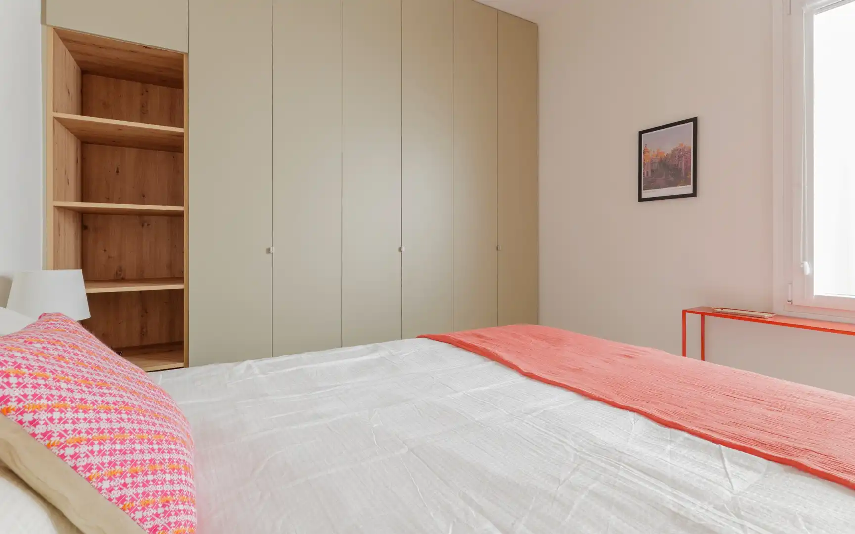 Bedroom of Flat for rent in Madrid  with Heating and Furnished