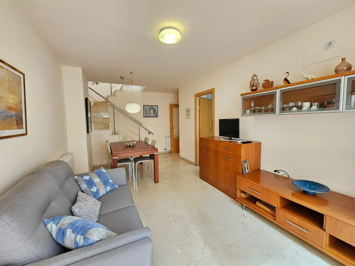 Living room of Duplexes for sale in Terrassa  with Air Conditioner, Heating and Storage room