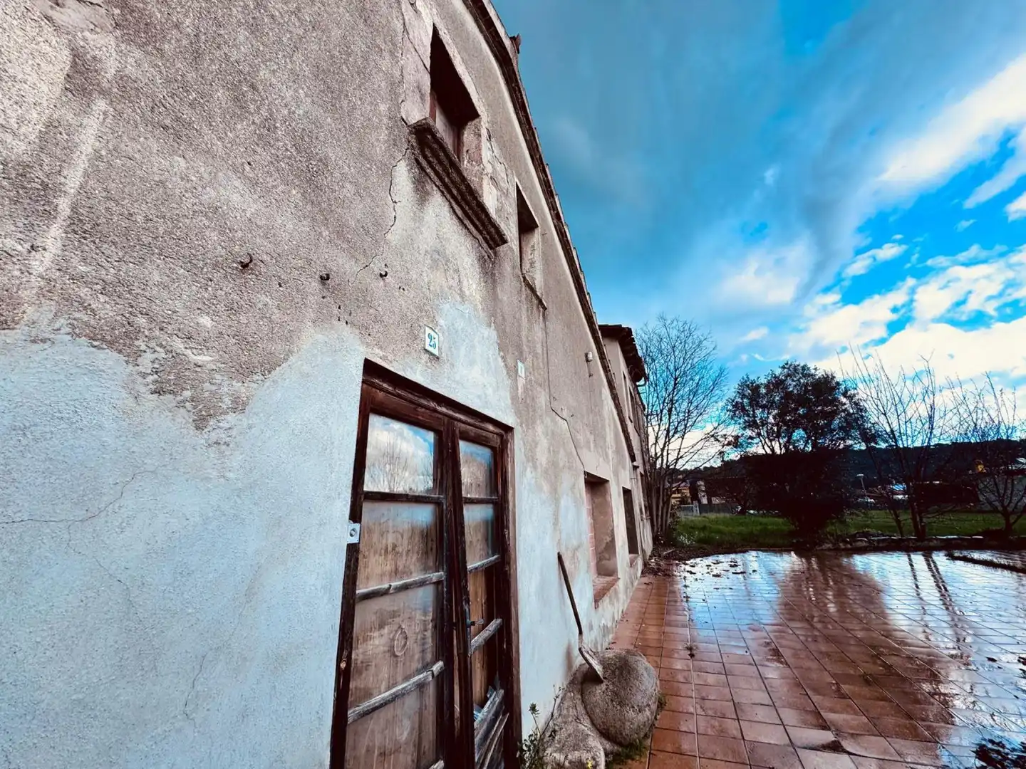 Vista exterior de Finca rústica en venda en Sant Esteve de Palautordera