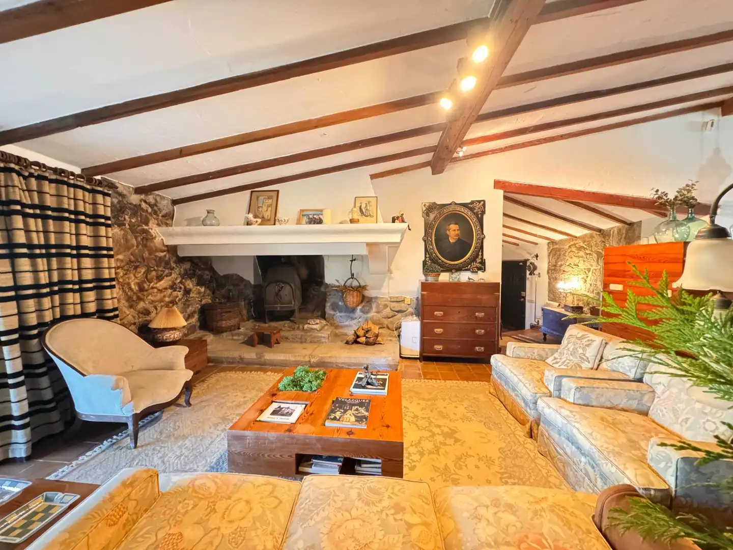 Sala de estar de Casa o chalet en venta en Pontevedra Capital  con Calefacción, Jardín privado y Terraza