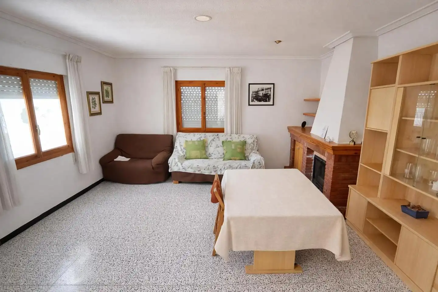 Sala d'estar de Casa o xalet en venda en Elche / Elx amb Terrassa, Traster i Moblat