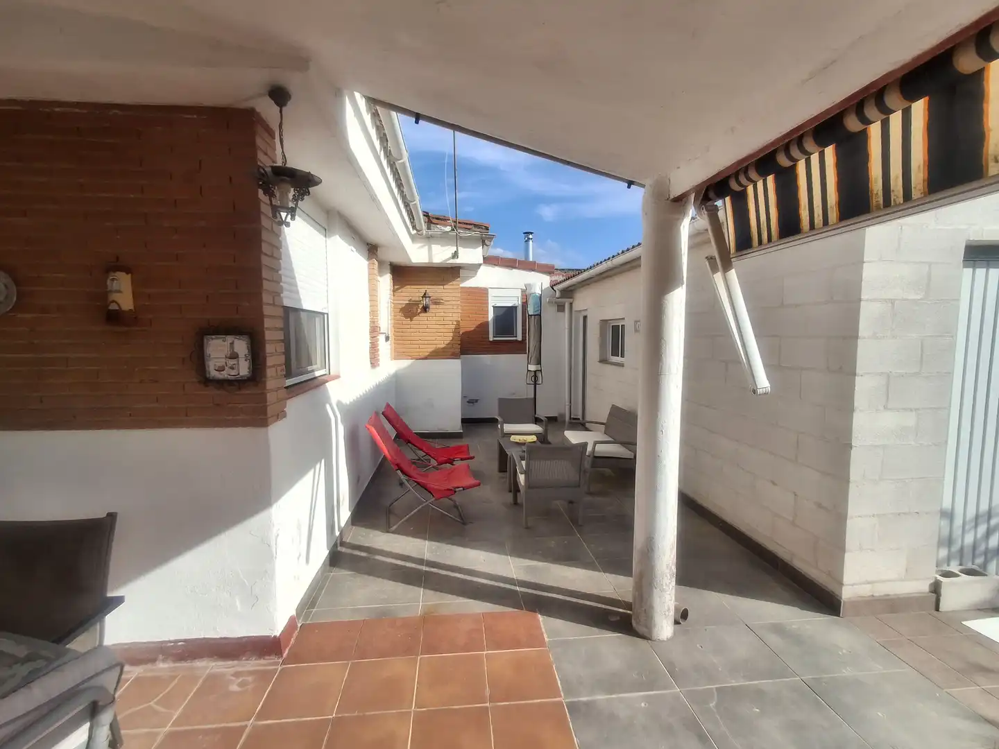 Terrassa de Casa o xalet en venda en Viana de Cega amb Calefacció, Jardí privat i Traster