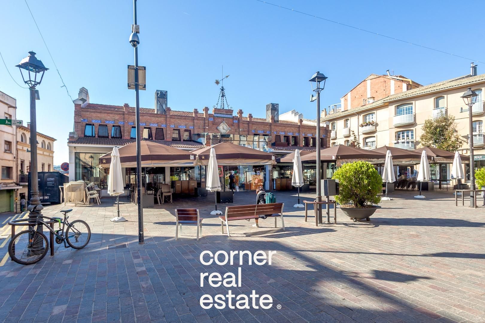 Vista exterior de Pis de lloguer en Sant Cugat del Vallès amb Aire condicionat, Calefacció i Jardí privat