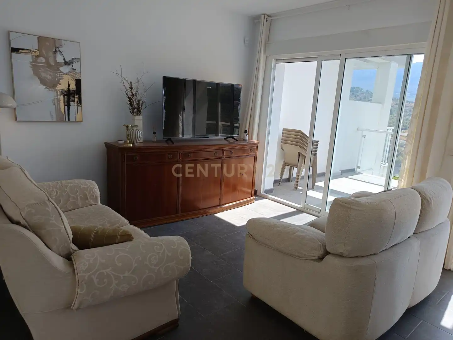Living room of Houses for sale in Calpe / Calp  with Private garden and Community pool