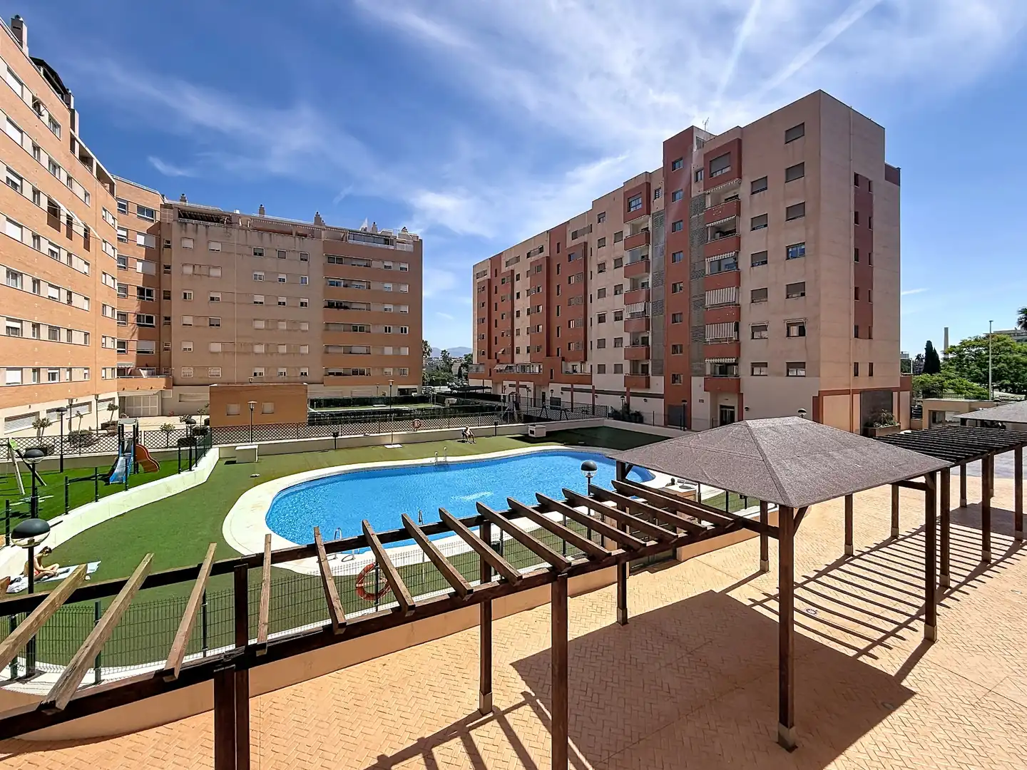 Swimming pool of Flat for sale in Málaga  with Air Conditioner, Terrace and Oven