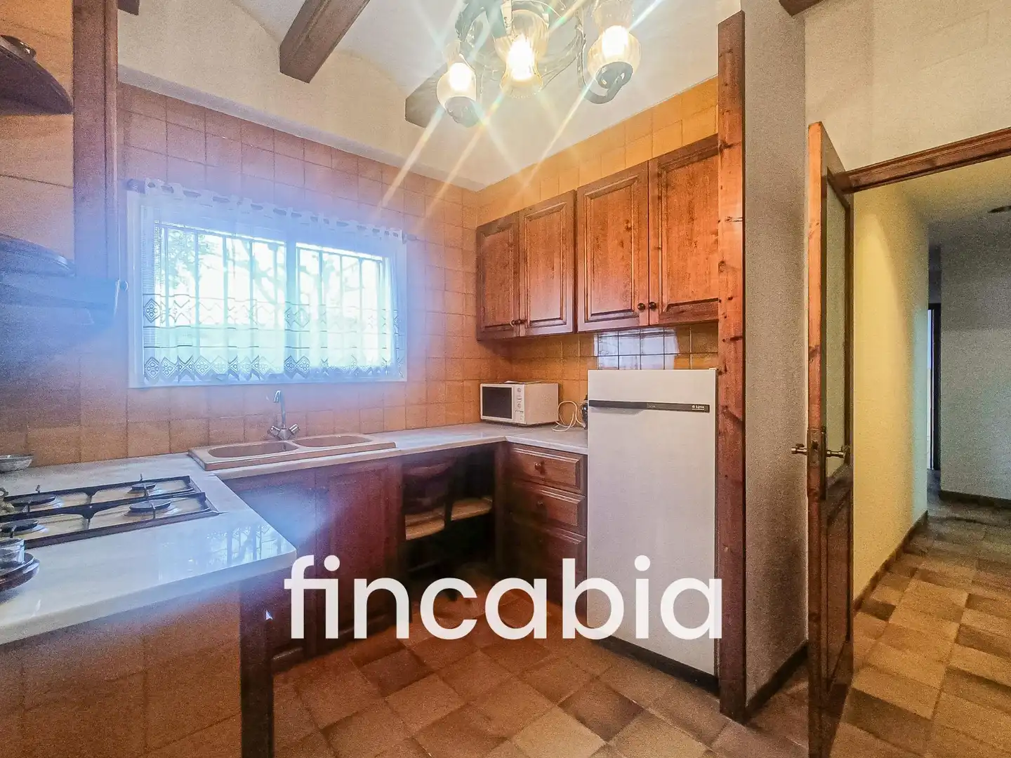 Cuina de Casa o xalet en venda en Santa Coloma de Farners amb Aire condicionat, Calefacció i Jardí privat
