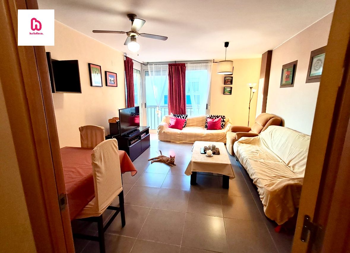 Living room of Flat for sale in Sant Jaume d'Enveja  with Air Conditioner, Heating and Terrace