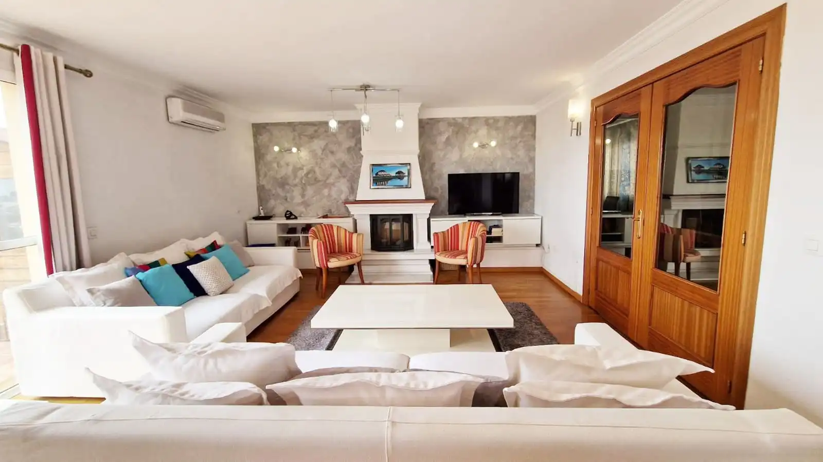 Sala d'estar de Àtic en venda en Mijas amb Aire condicionat, Calefacció i Parquet