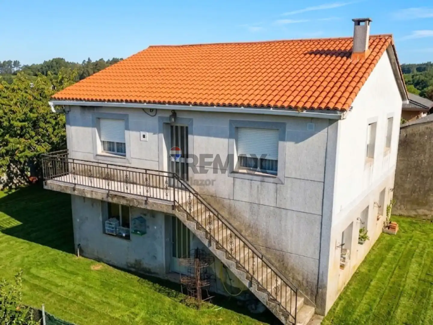 Vista exterior de Casa o chalet en venta en Arzúa con Jardín privado, Trastero y Amueblado