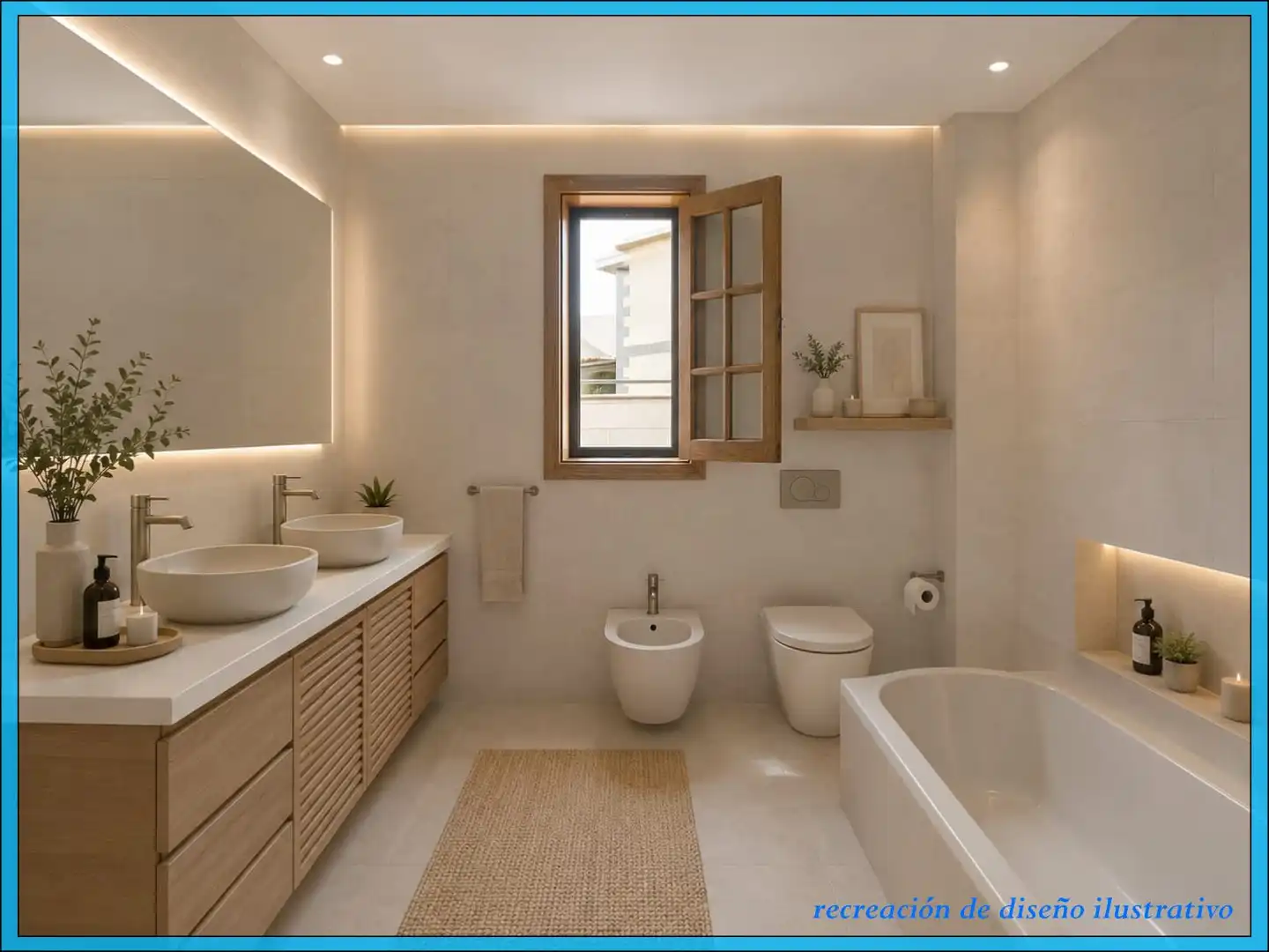 Baño de Casa o chalet en venta en El Rosario con Aire acondicionado, Jardín privado y Terraza