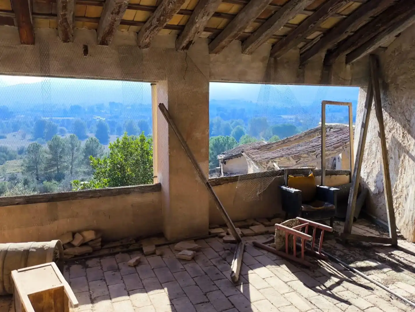 Terraza de Finca rústica en venta en Ontinyent con Jardín privado