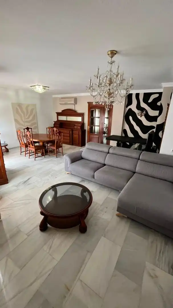 Living room of Flat for rent in Córdoba  with Air Conditioner, Terrace and Furnished