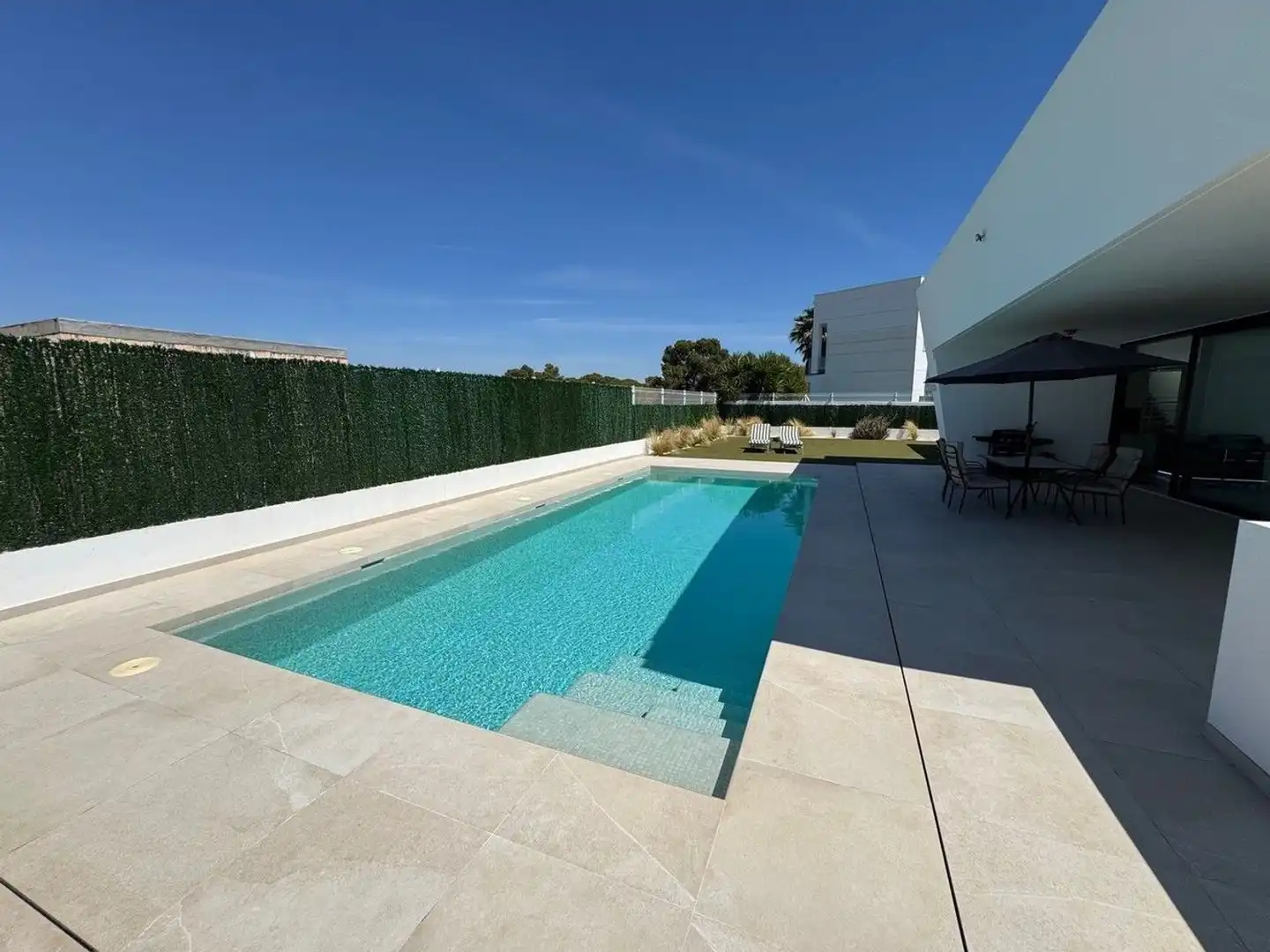 Swimming pool of Houses for sale in Vera  with Air Conditioner, Terrace and Storage room