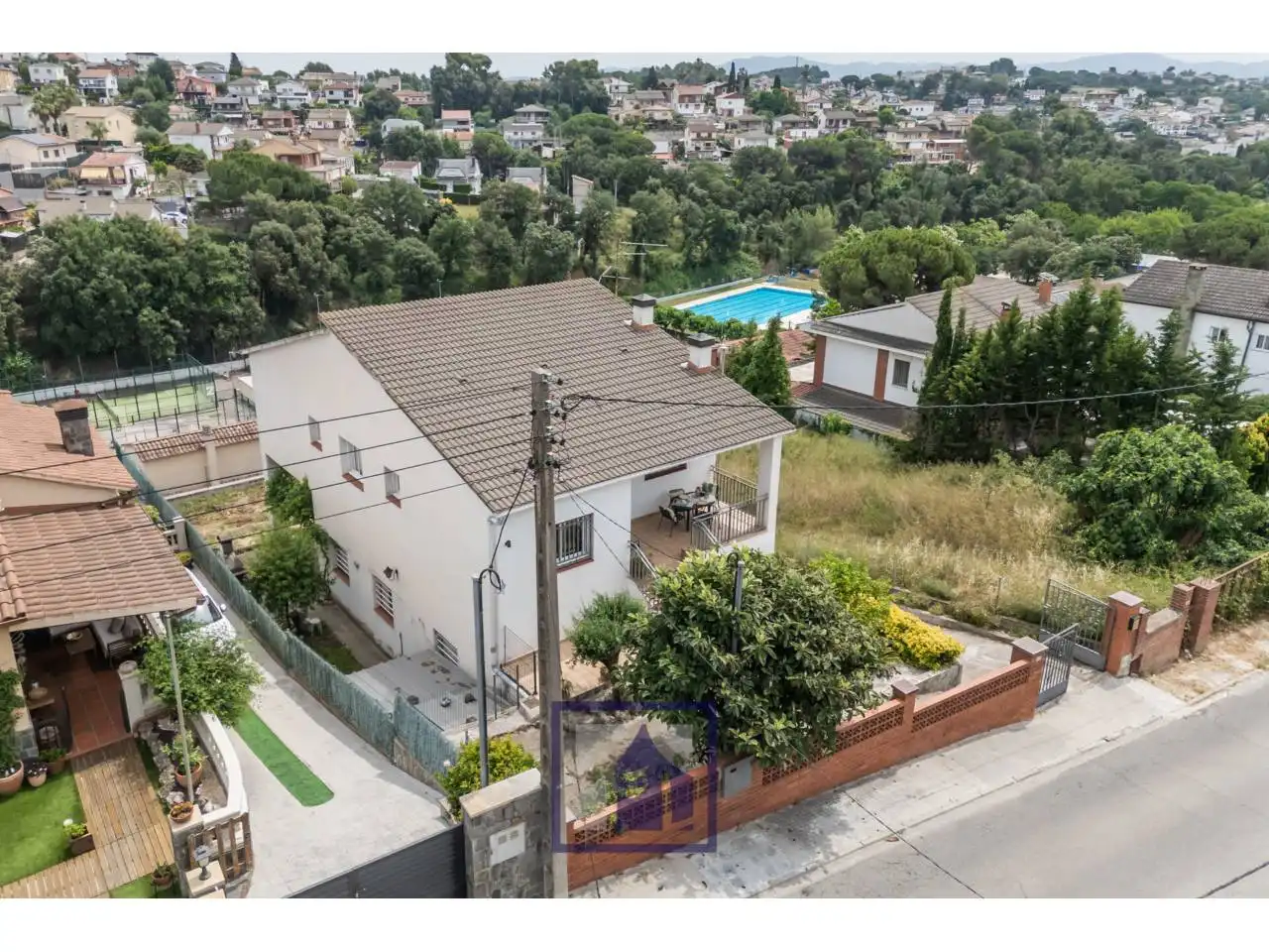 Vista exterior de Casa o chalet en venta en Lliçà d'Amunt con Calefacción, Jardín privado y Terraza