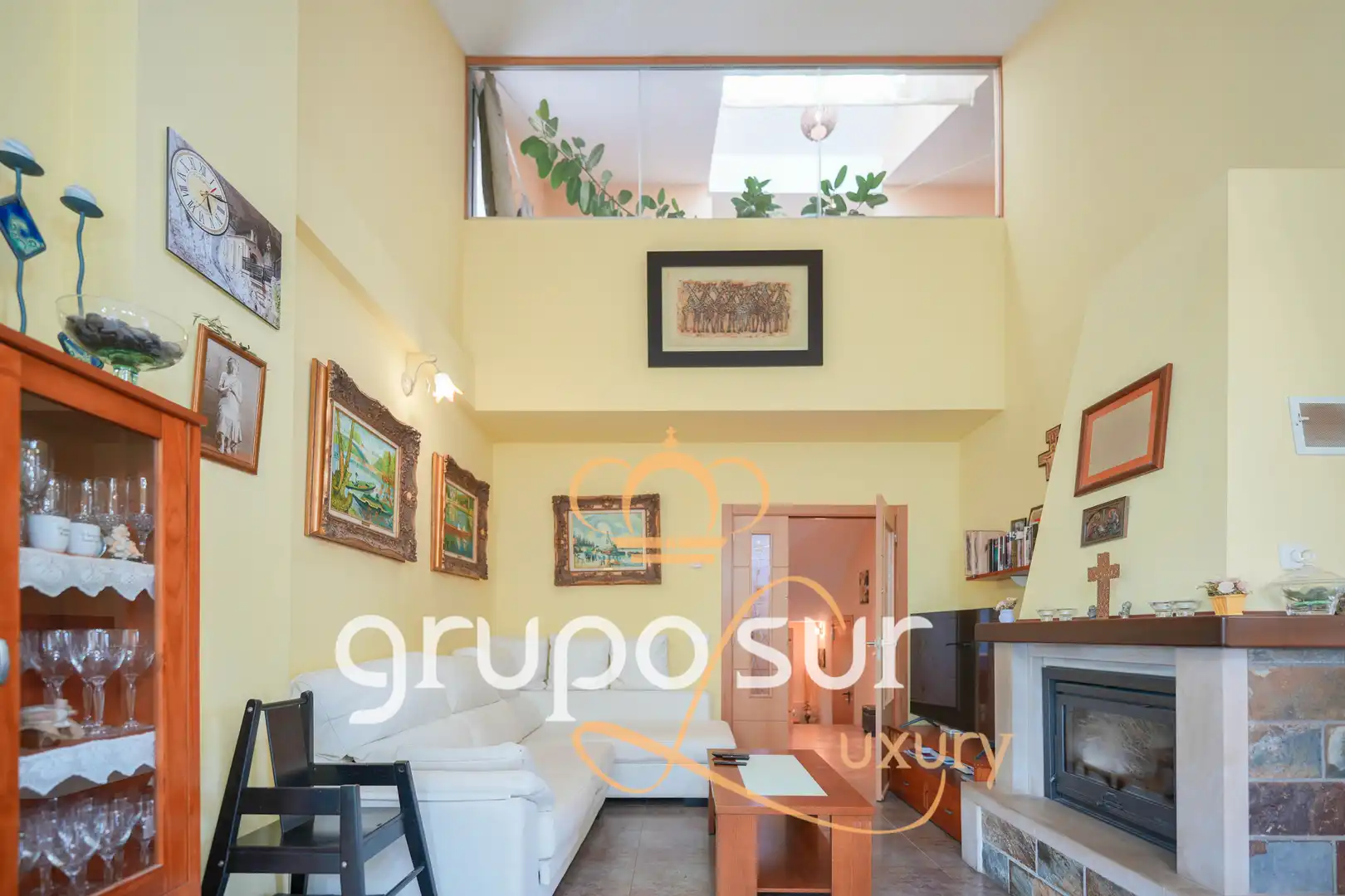 Sala de estar de Casa o chalet en venta en Aldeamayor de San Martín con Calefacción, Jardín privado y Terraza