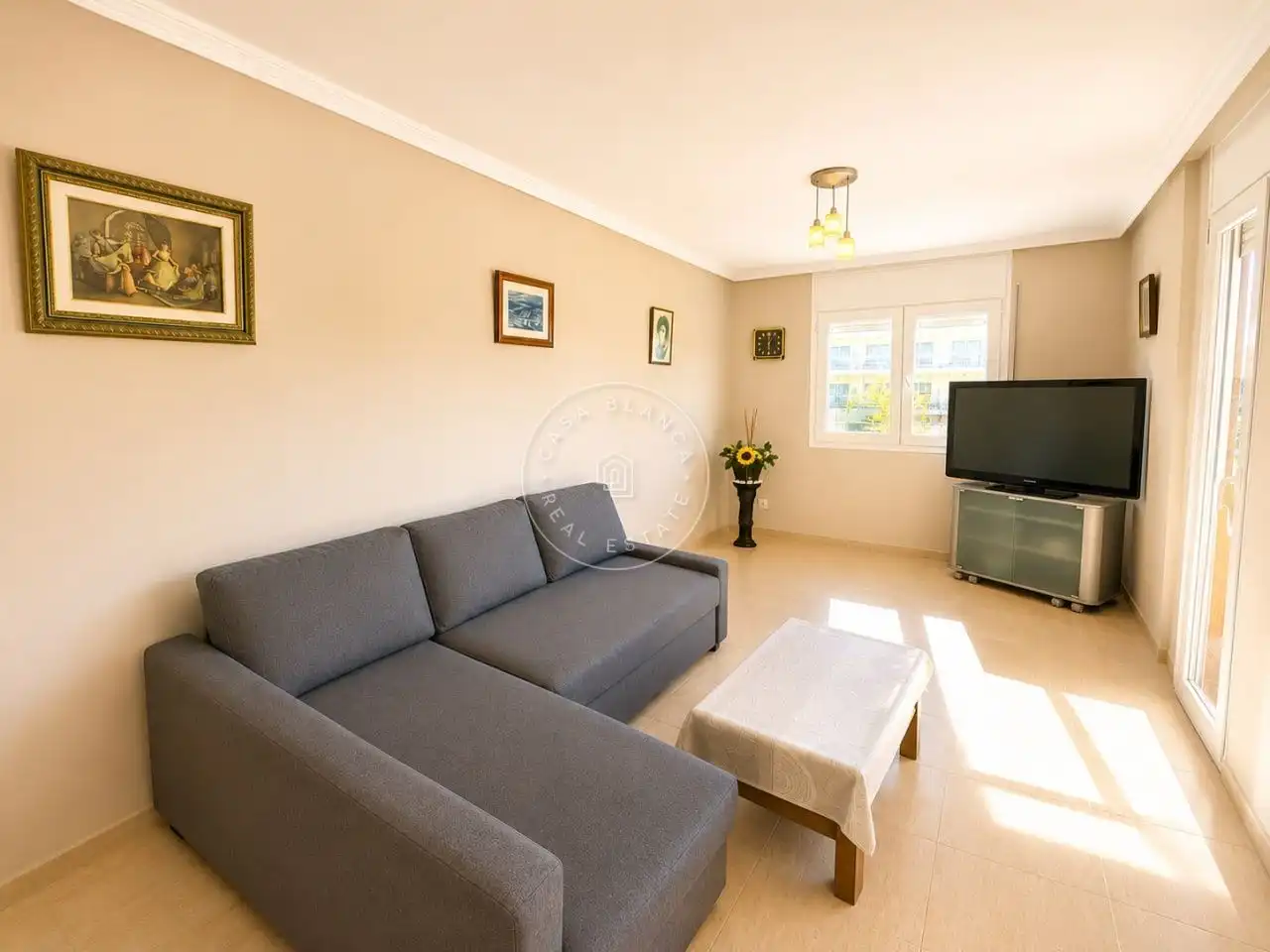 Sala de estar de Apartamento en venta en Lloret de Mar con Aire acondicionado, Calefacción y Terraza
