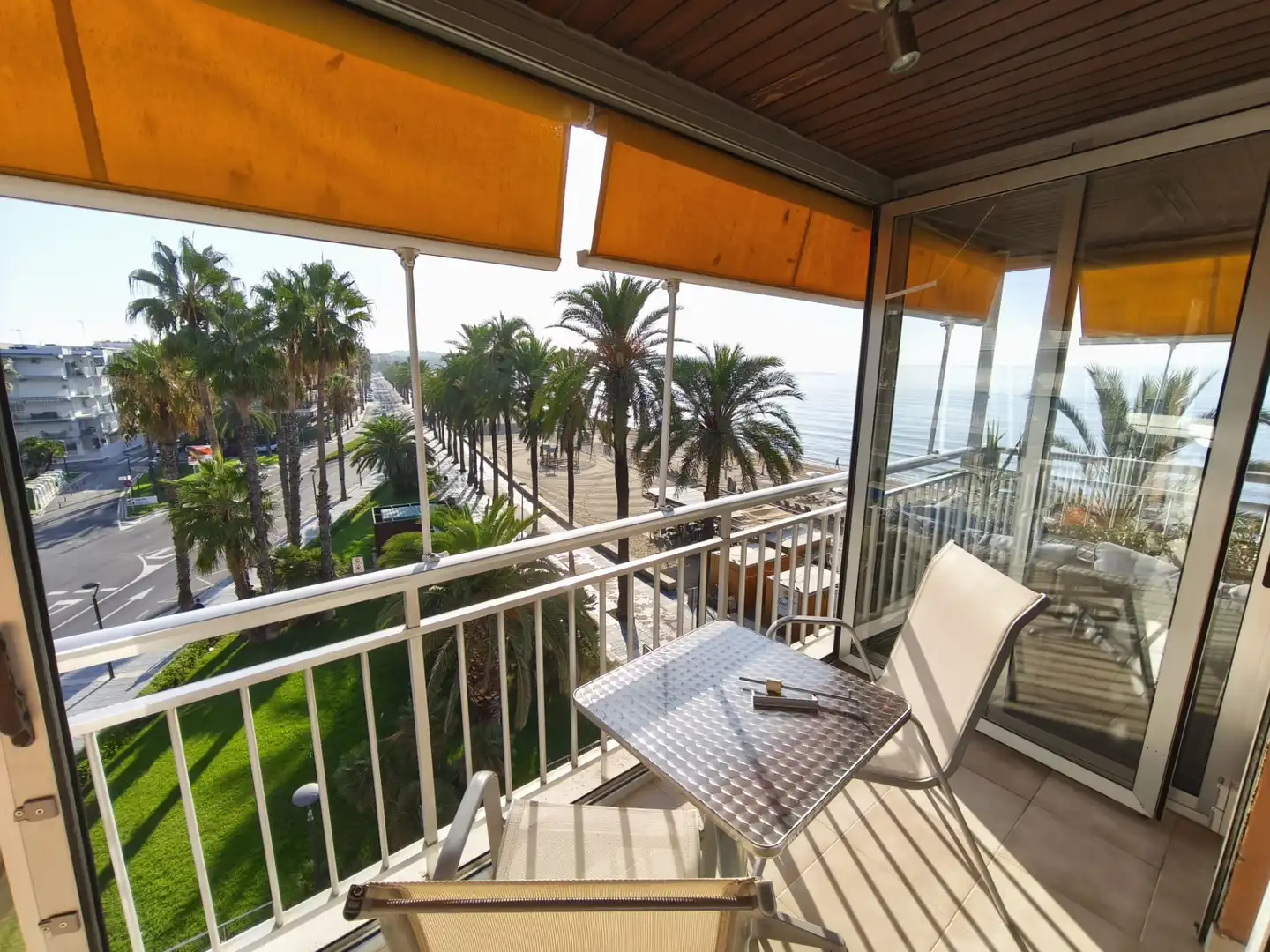 Balcony of Flat for sale in Salou  with Parquet flooring, Terrace and Furnished