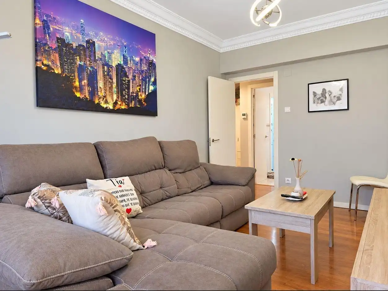 Living room of Flat for sale in Covadonga - Campuzano - Ciudad Vergel