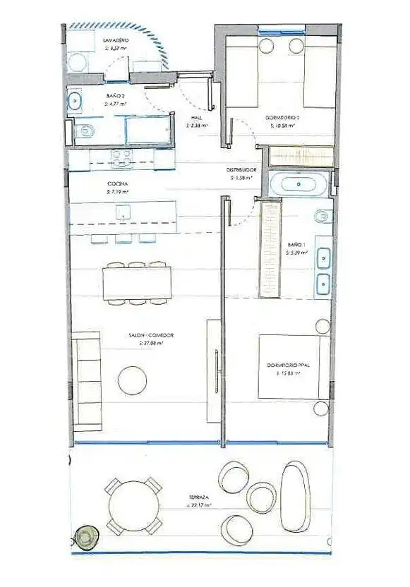 Apartamento con terraza en venta en Torreblanca del Sol, imagen 26