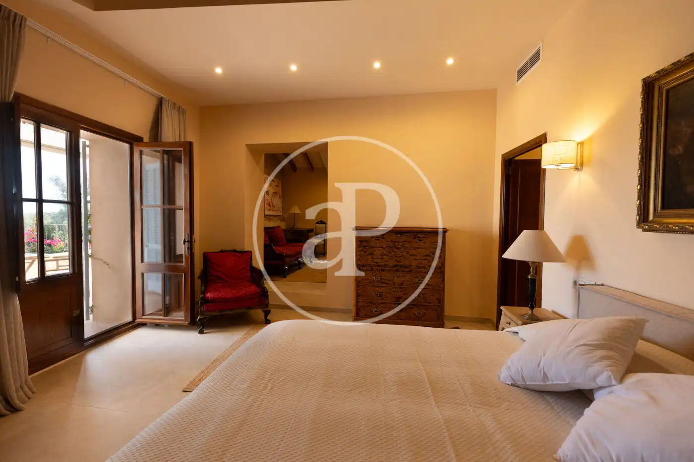 Bedroom of Houses for rent in Llucmajor  with Air Conditioner, Heating and Private garden