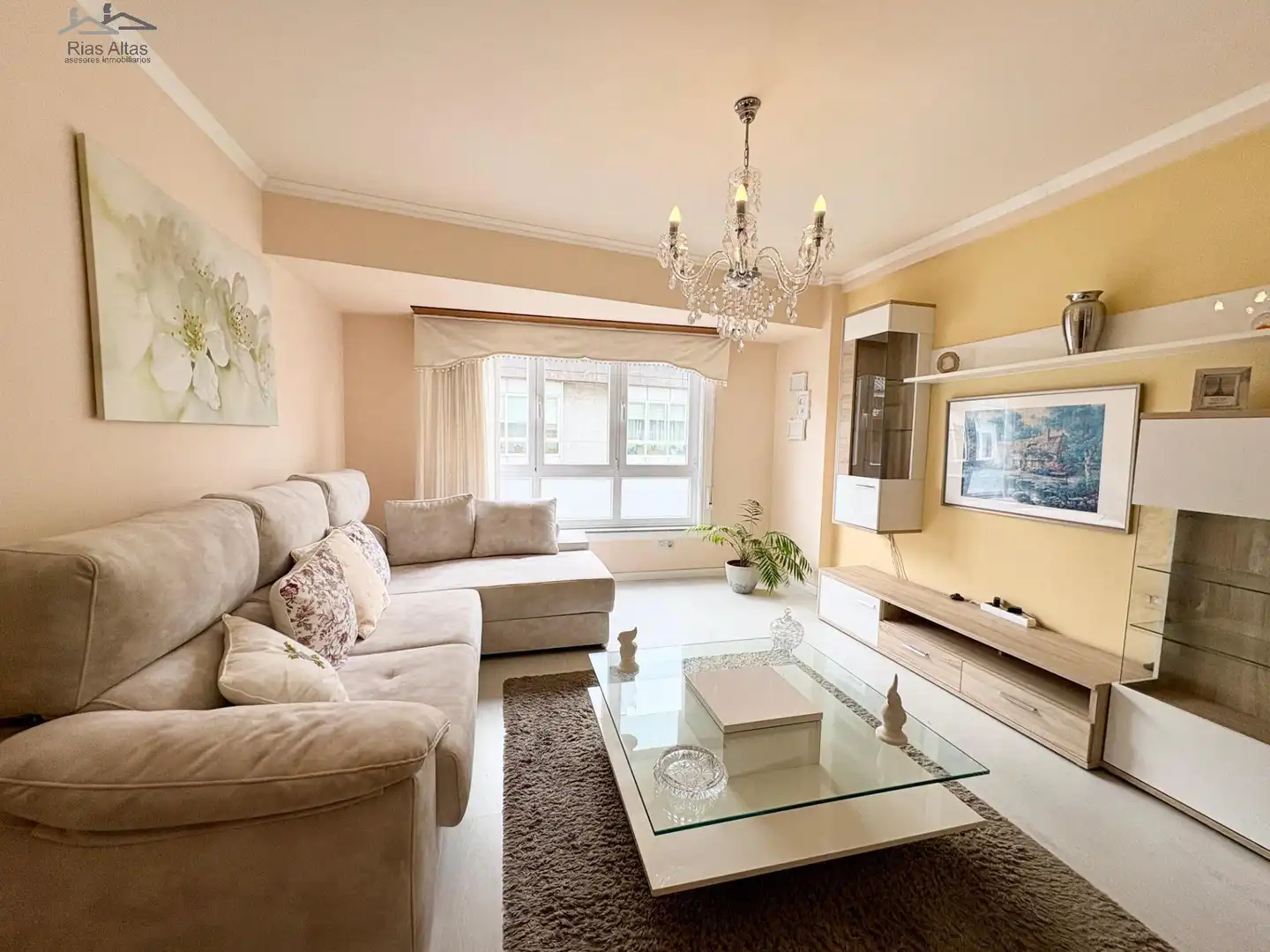 Sala de estar de Piso en venta en Arteixo