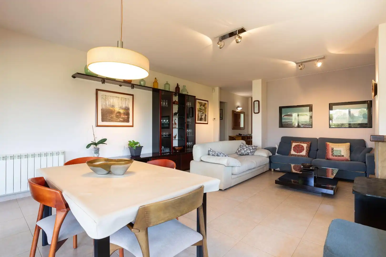 Sala de estar de Casa o chalet en venta en Vacarisses con Calefacción, Jardín privado y Terraza