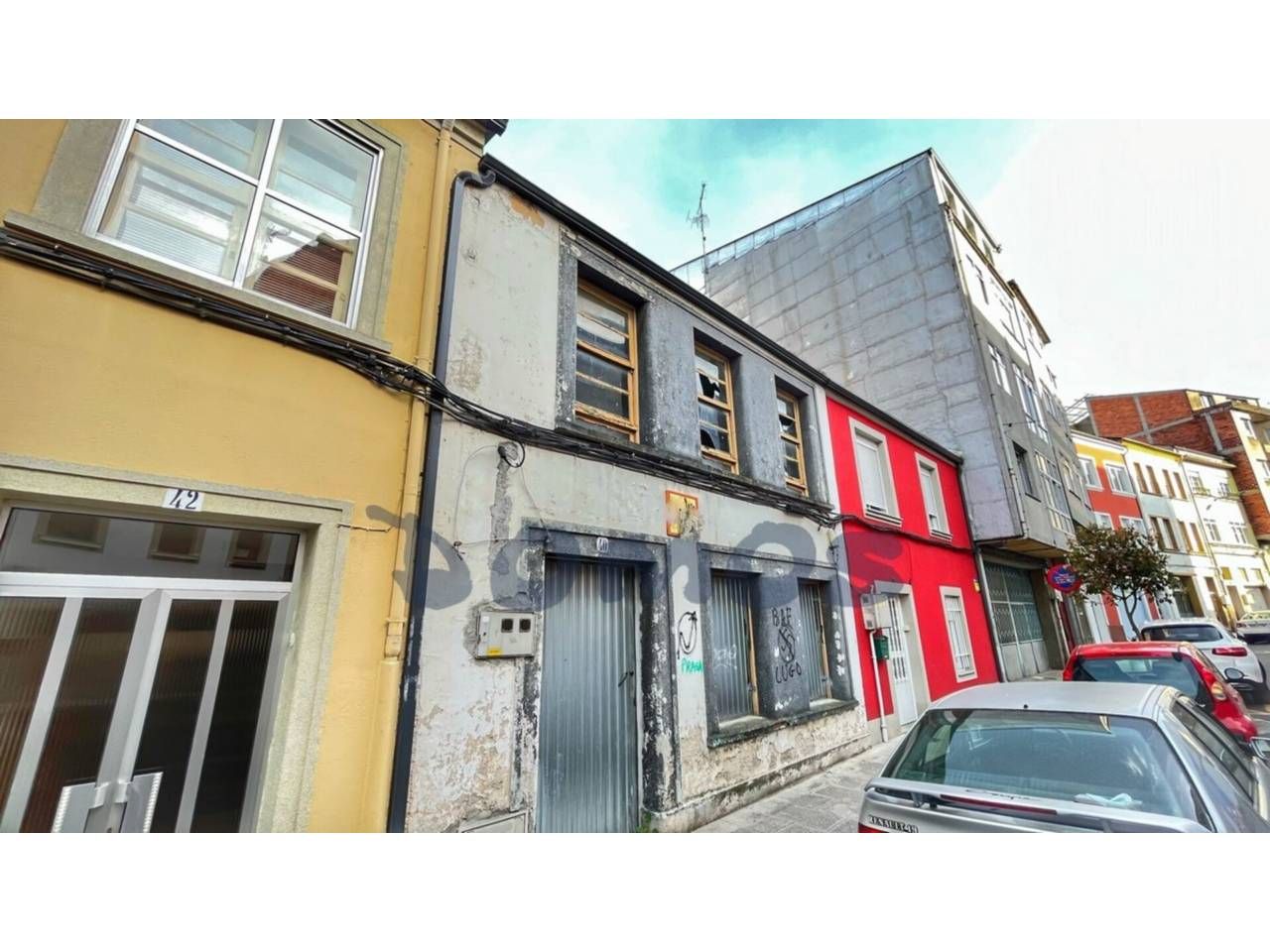 Vista exterior de Casa o xalet en venda en Lugo Capital amb Jardí privat